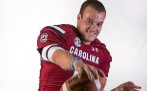 Your starting quarterback. Now go do something productive with your lives. (Photo: The State)