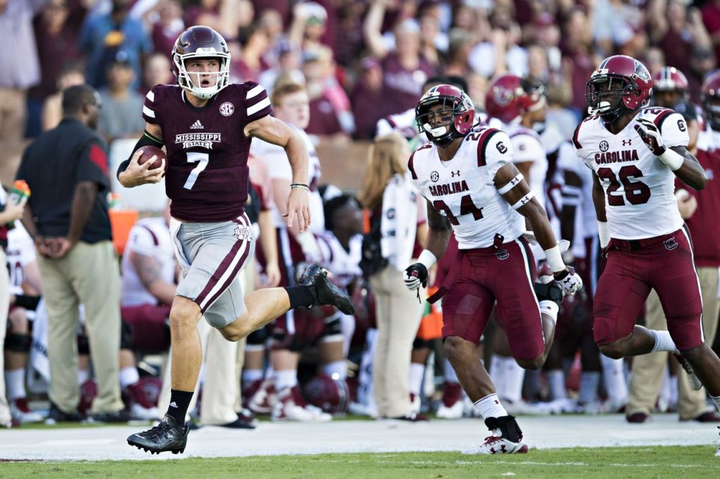 White Cam Newton torching us with another big run. (Photo: forwhomthecowbelltolls.com)